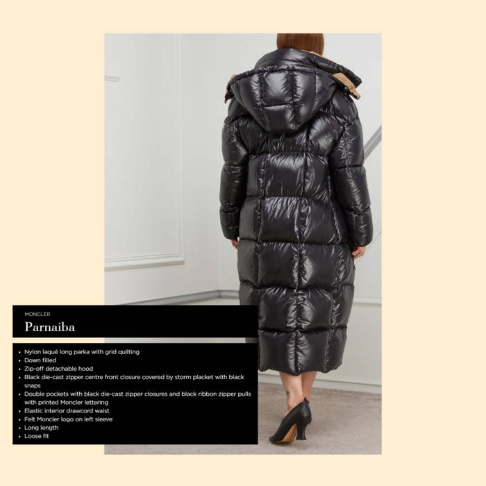 Parnaiba Hooded Long Down Jacket 関税込 Black Parnaiba Hooded Long Down Jacket - Long Jackets