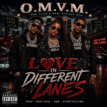 LOVE IN DIFFERENT LANES album artwork by O.M.V.M.