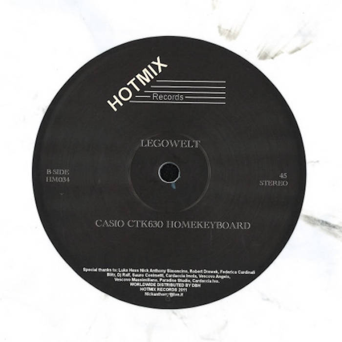 Legowelt - Casio CTK630 Homekeyboard (HM034) | HOTMIX RECORDS