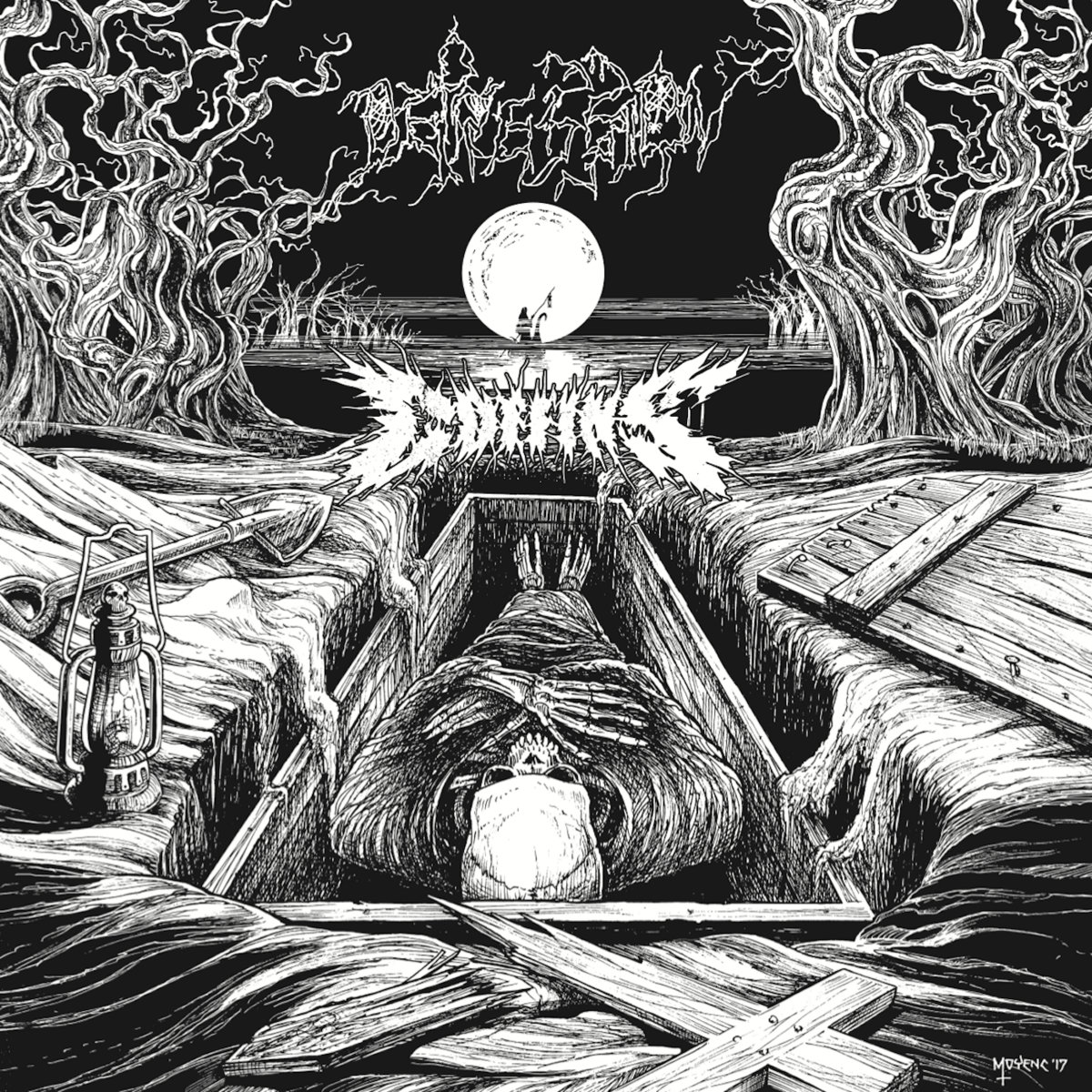 Split | COFFINS / DEPRESSION | HELLS HEADBANGERS Records