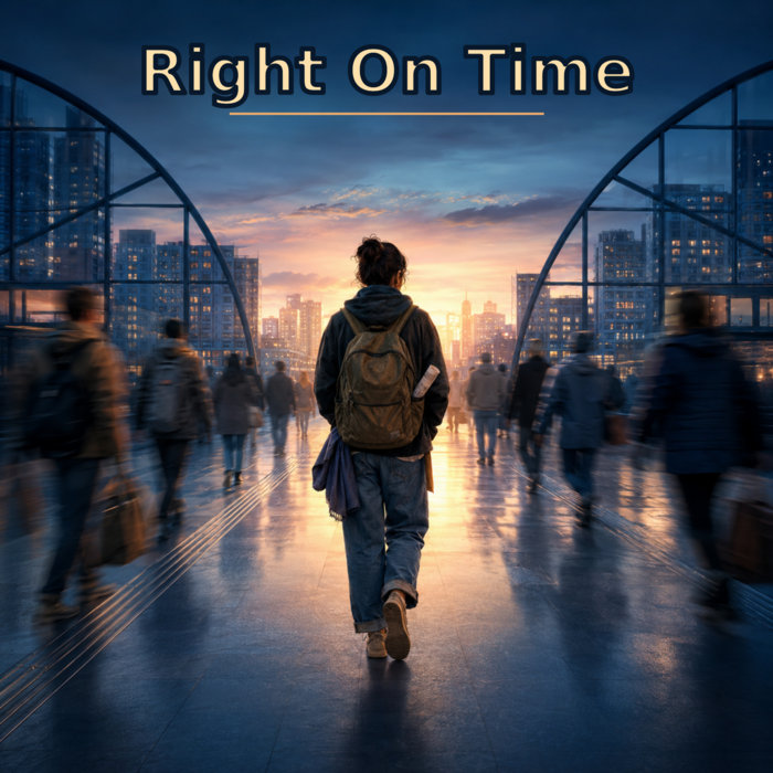 "Right On Time"のBandcamp公式ジャケット