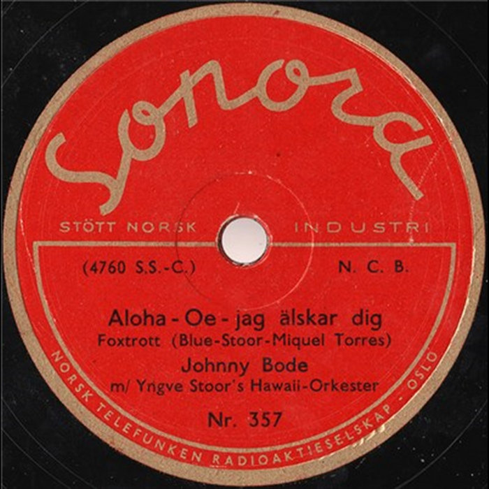 Aloha Oe Jag Älskar Dig Sunnanvind | Johnny Bode