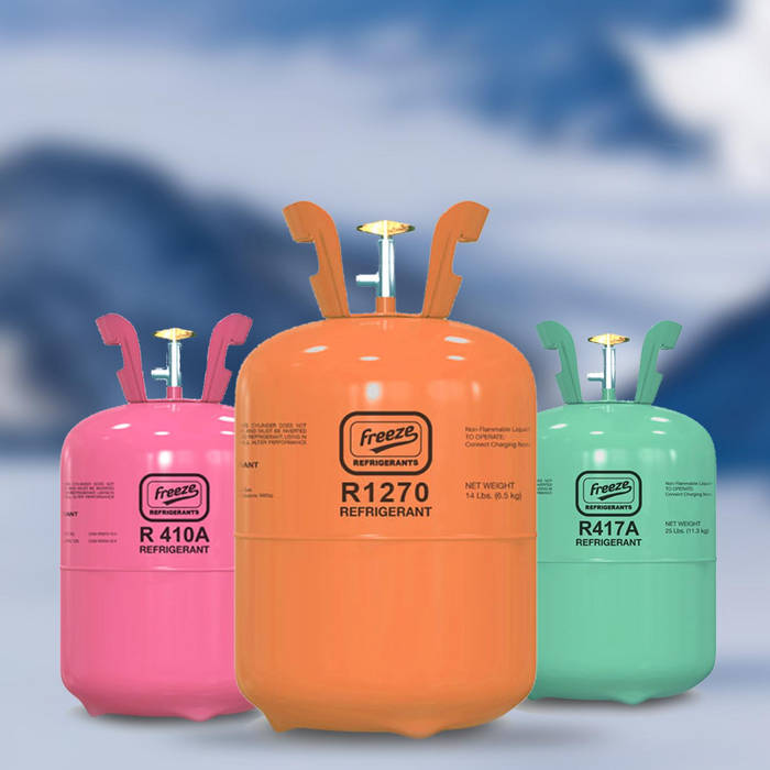 Refrigerant gas suppliers in dubai Freeze GasNtools