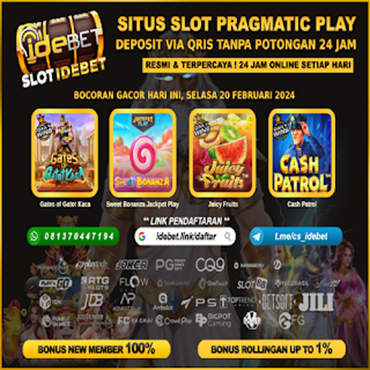 slot deposit qris tanpa potongan guida