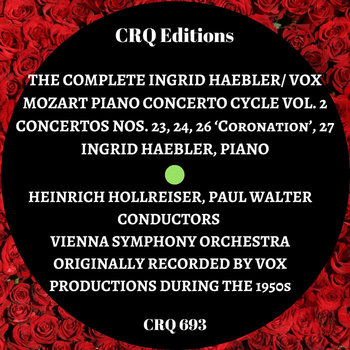 CRQ 693 THE COMPLETE INGRID HAEBLER / VOX MOZART PIANO CONCERTO