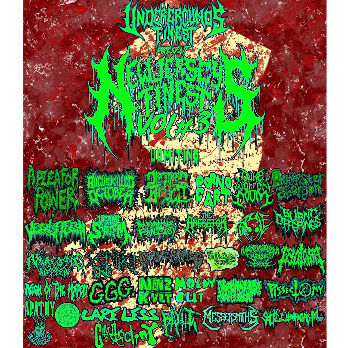 NEW JERSEY'S FINEST VOL. 3 Compilation SPÖoÖoKY STEVE