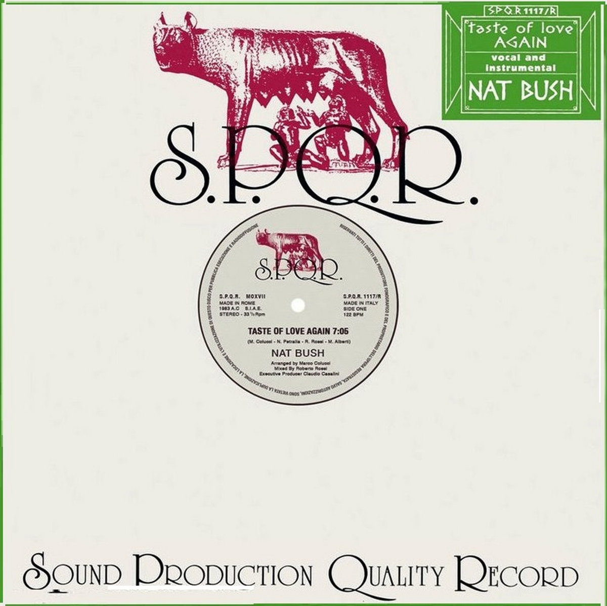 Taste Of Love Again [SPQR 1117/R] | NAT BUSH | Best Record