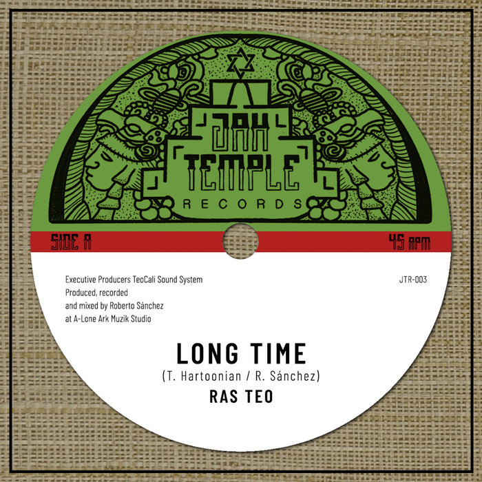 Pochette de Ras Teo - Long Time par A-LONE REGGAE SHOP