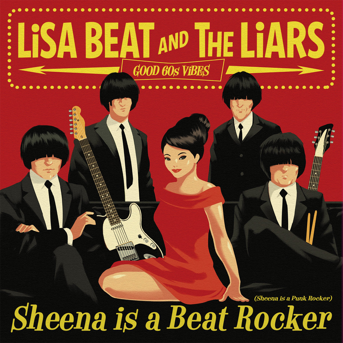 Sheena Is a Beat Rocker EP Lisa Beat And The Liars Chaputa! Records