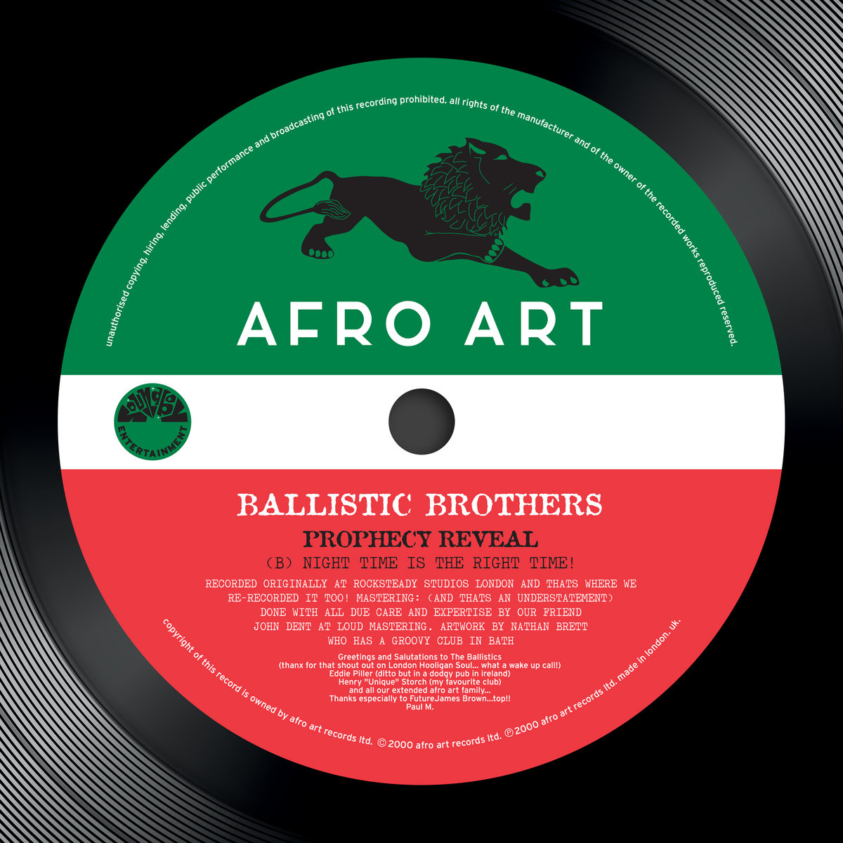 BALLISTIC BROTHERS 『PROPHECY REVEAL』 Prophesy Reveal | Ballistic Brothers - Marc Woolford | Afro Art
