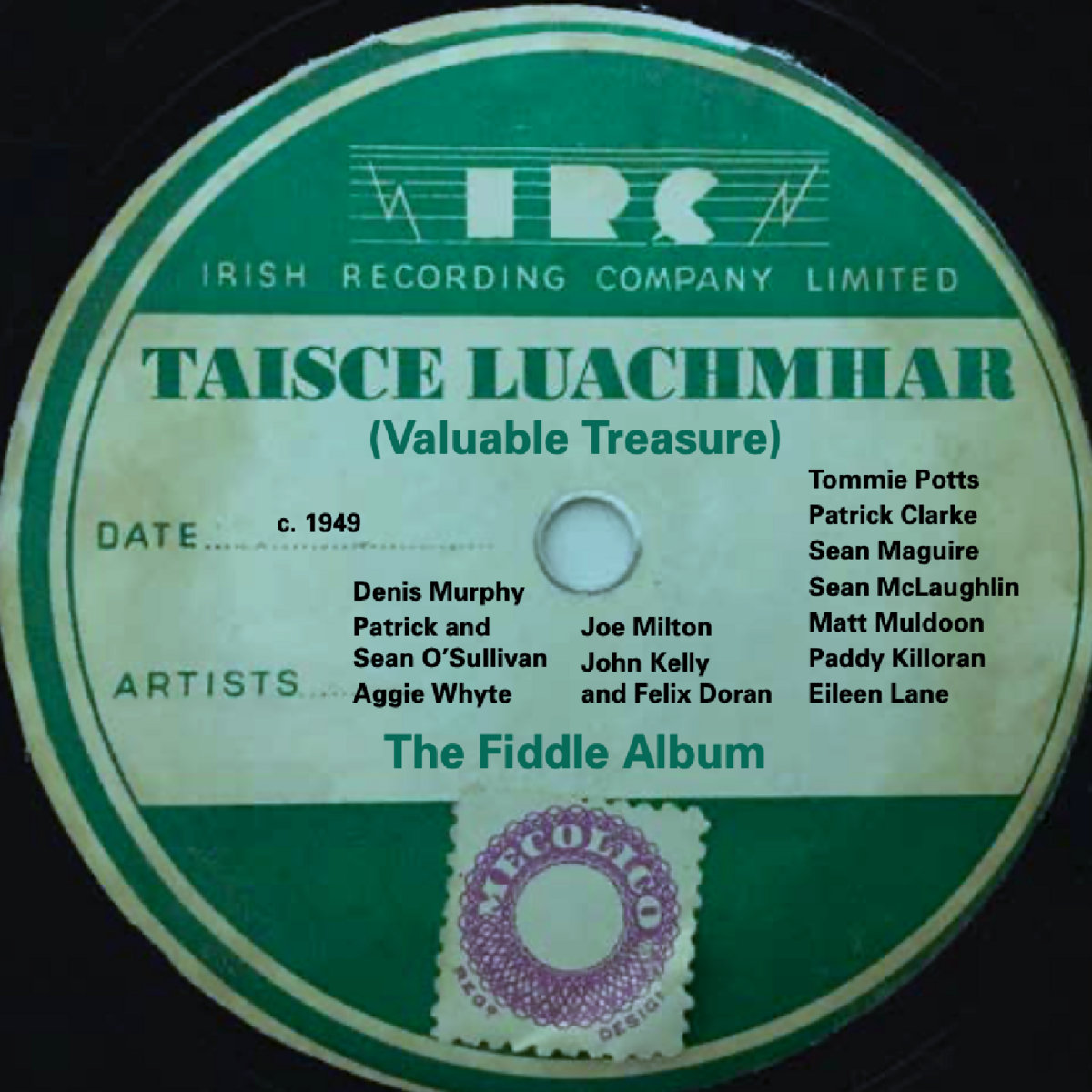 Taisce Luachmhar (Valuable Treasure) - The Fiddle Album cover