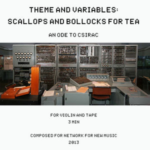 Theme and Variables: Scallops and Bollocks for Tea cover