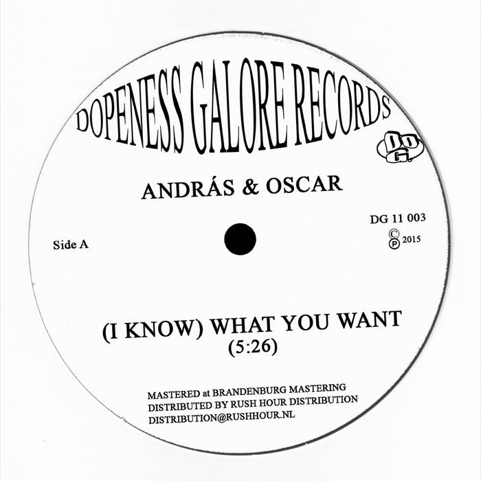 I Know) What You Want | Andras &amp; Oscar | Dopeness Galore