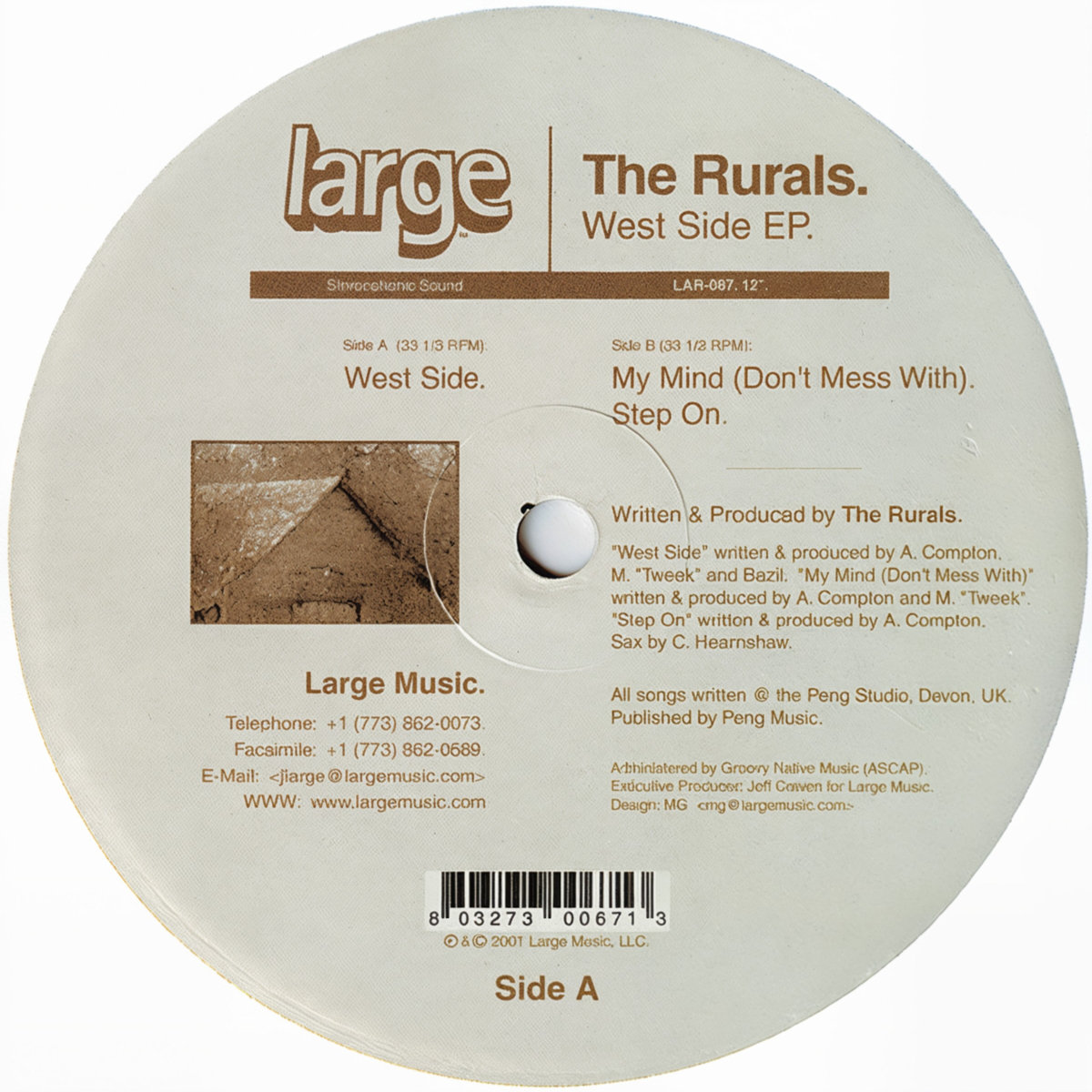 Westside EP | The Rurals | Large Music