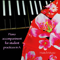 Piano accompaniment for Native Flute student practices in A cover art