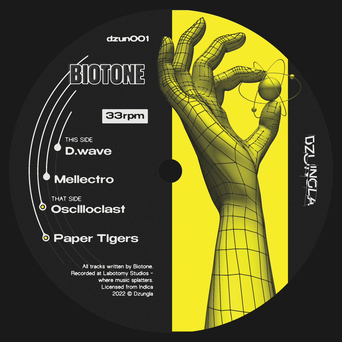 Biotone - D.Wave EP (DZUN001) | Biotone | Betonska