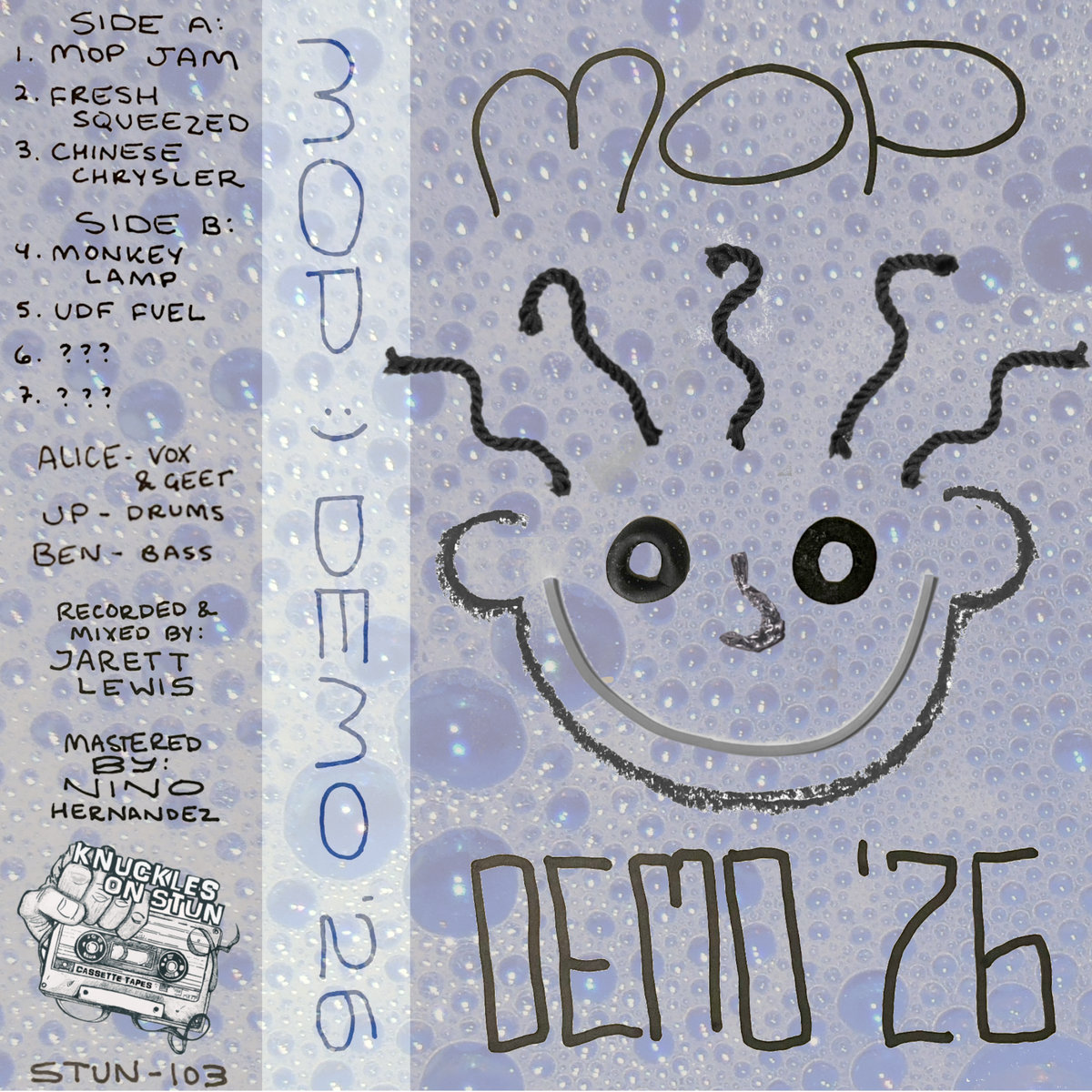 the cabs デモcd ⑸ 2songs demo Demo '26 | Mop | KNUCKLES ON STUN