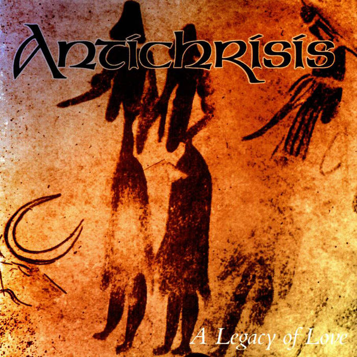 Antichrisis a legacy of love cover artwork. 