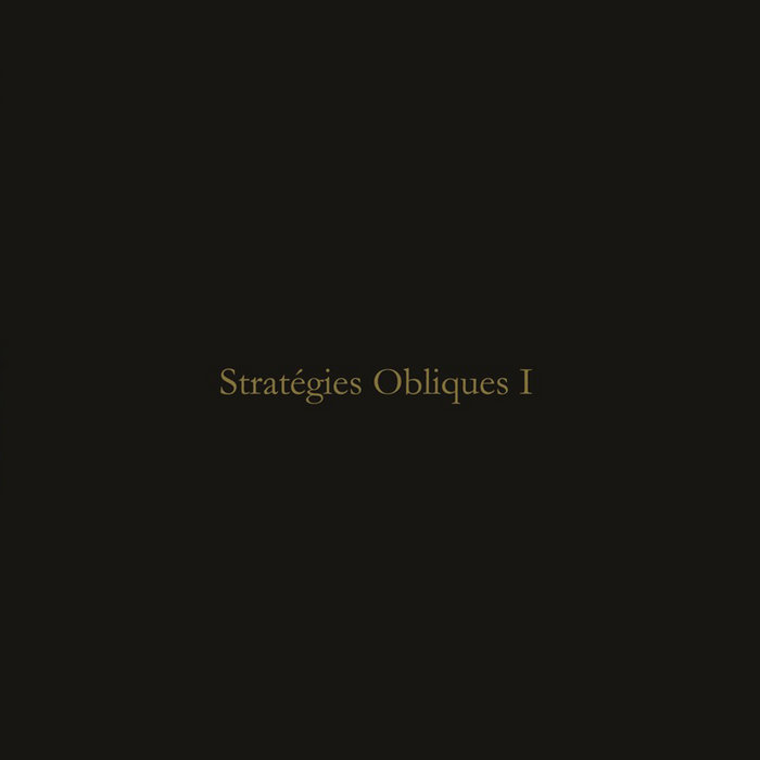 Stratégies Obliques I