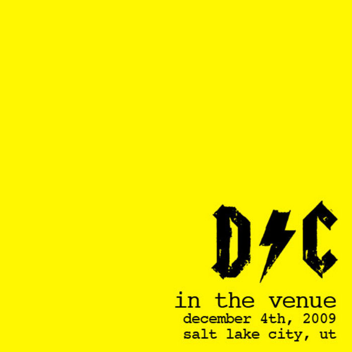 In the Venue 12 / 4 Salt Lake City, UT Dashboard Confessional