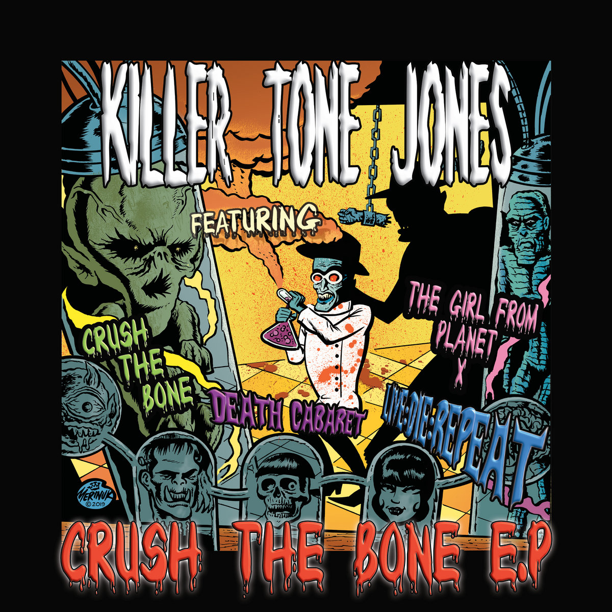 CRUSH THE BONE EP | Killer Tone Jones, image size:1200x1200