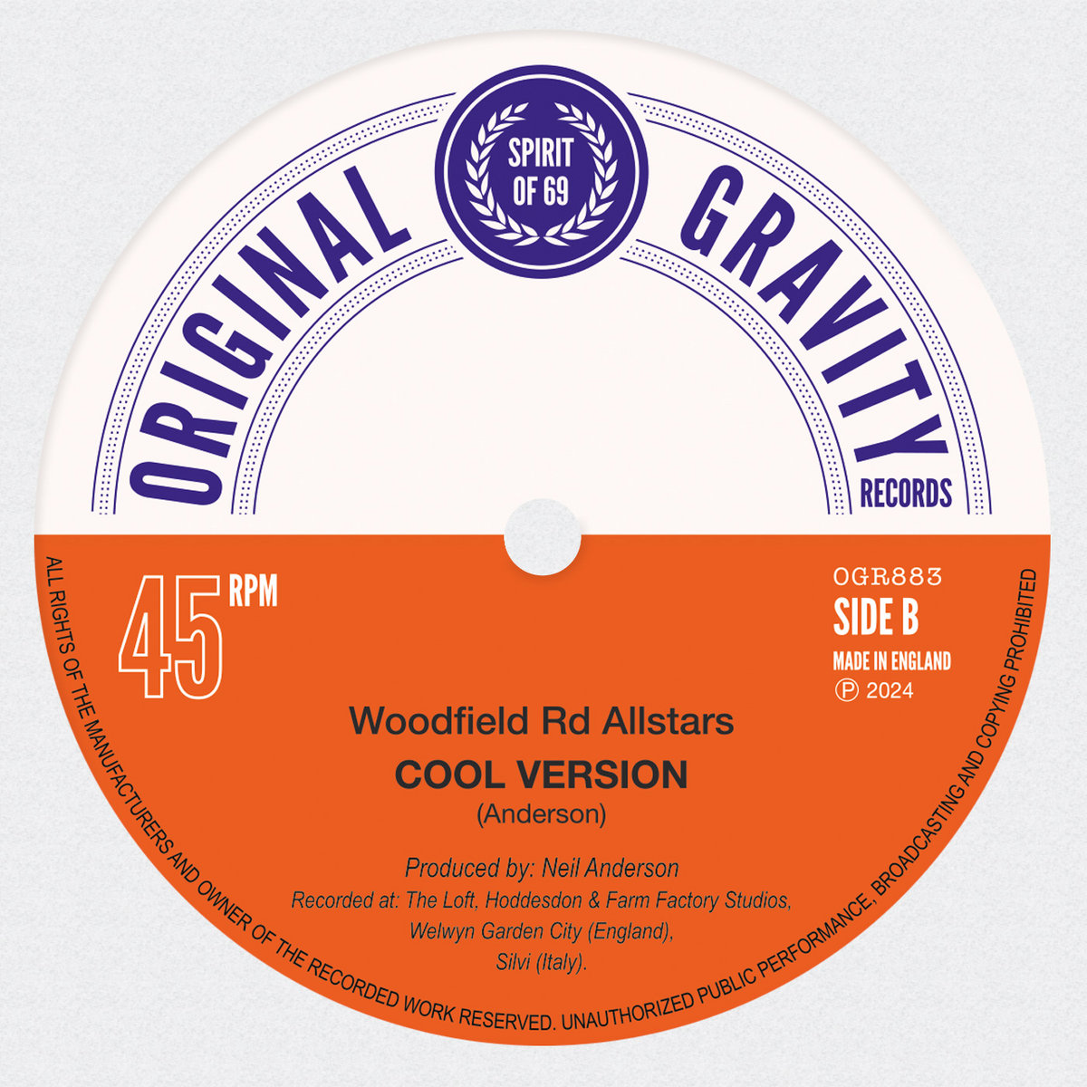 7” Randys Group / The Skatalites  Charley WI140  UK Vinyl /00080 7” Randys Group / The Skatalites Royal Charley WI140 Island