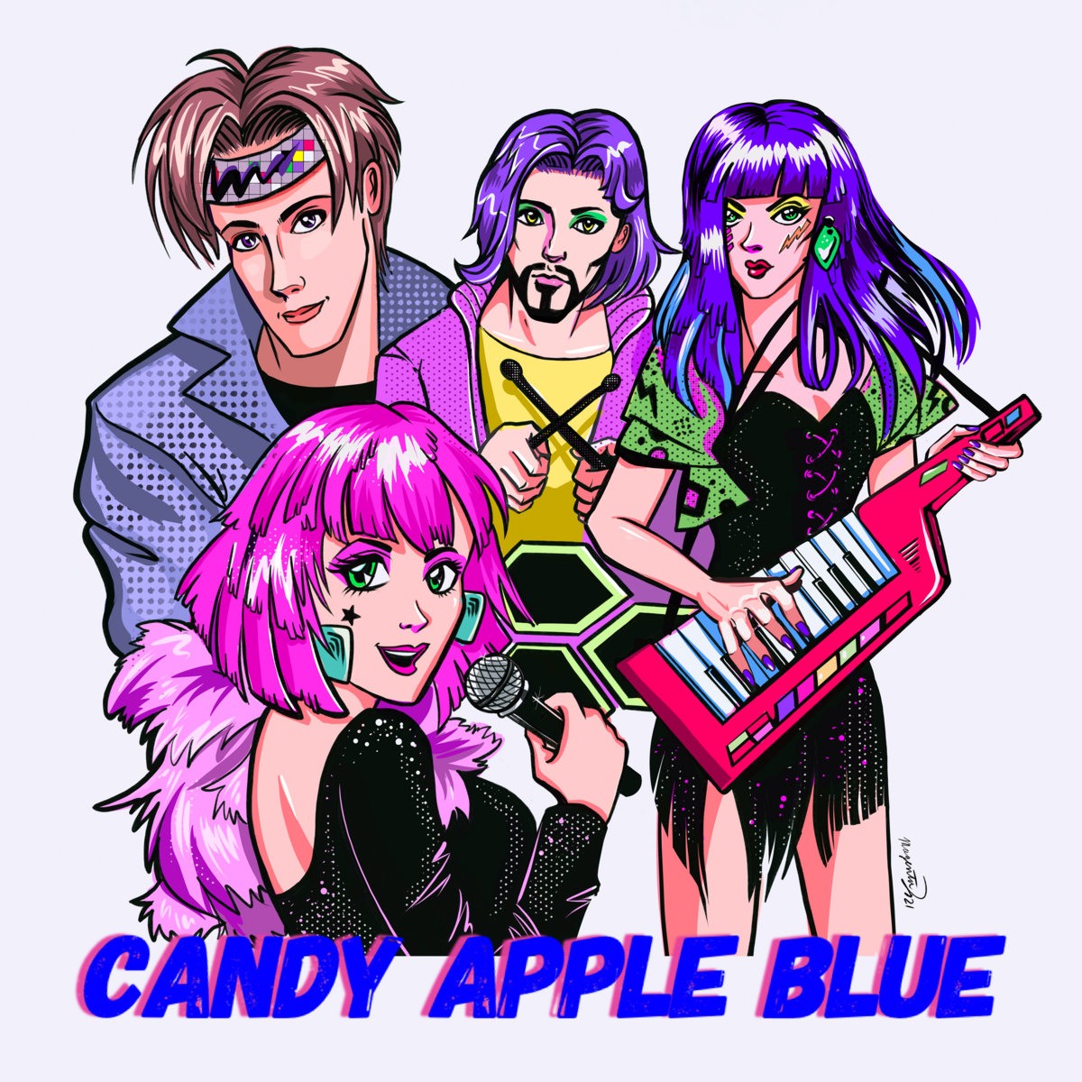 All the Will in the World Candy Apple Blue
