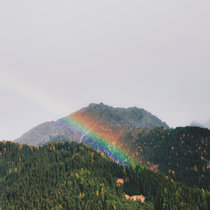 Rainbow after the rain cover art