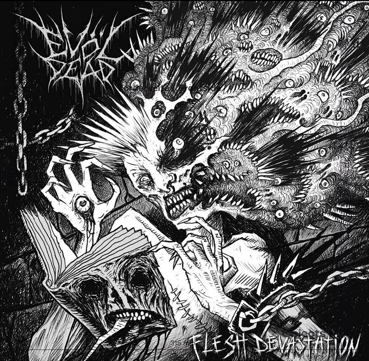 EVÖL DEAD - Flesh Devastation LP (August 2026) | UP THE PUNX records