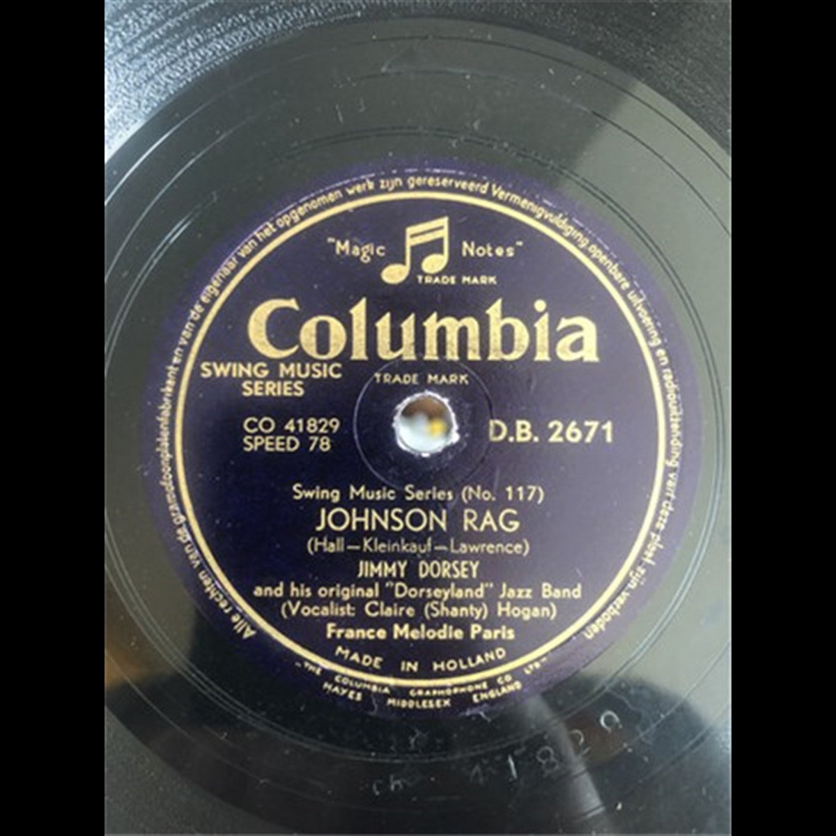 Johnson Rag South Rampart Street Parade | Jimmy Dorsey And His Original ...