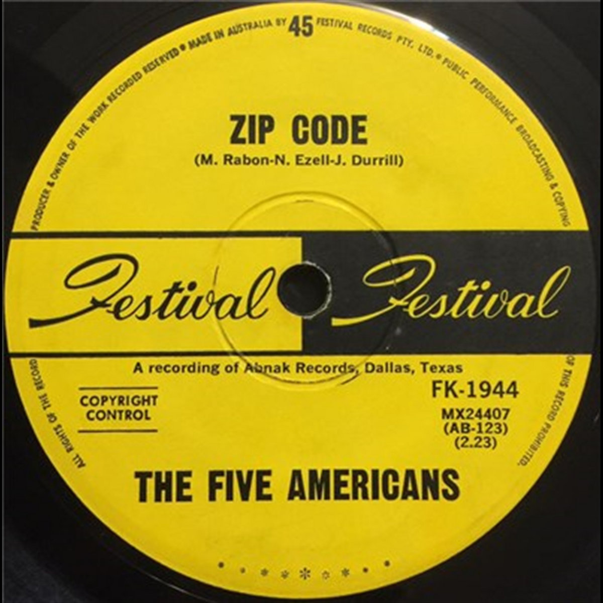 Zip Code | The Five Americans