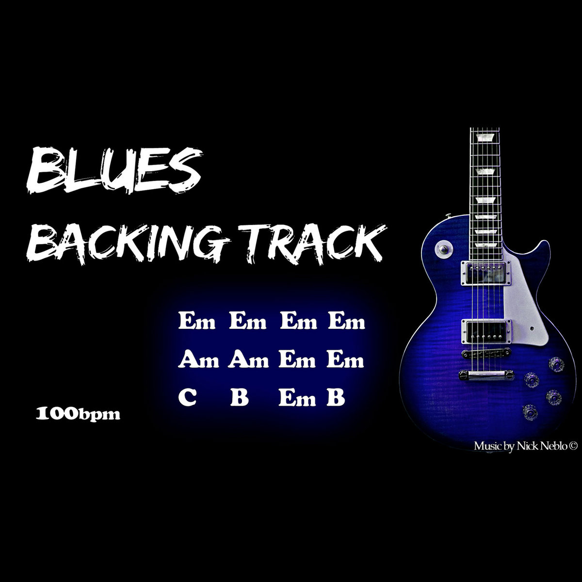 Blues Backing Track E minor | Nick Neblo Backing Tracks