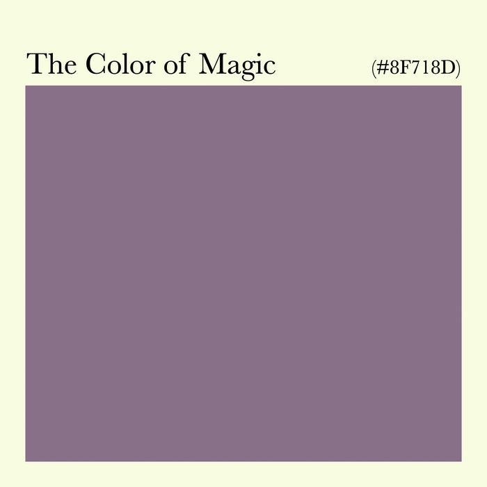 Color If Magic The Color of Magic (#8F718D) | formerly.