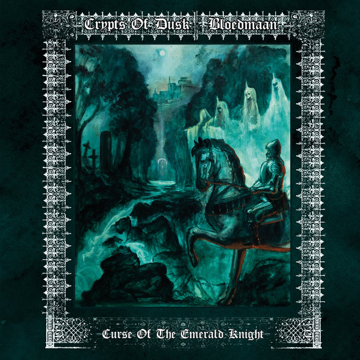 Pochette de Curse of the Emerald Knight par Bloedmaan, Crypts of Dusk