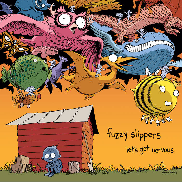 let's get nervous Fuzzy Slippers