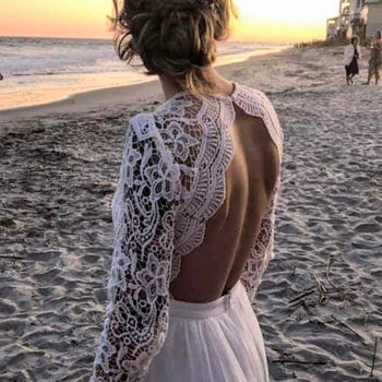 chinese dress ladies Loveland Off-Shoulder Lace Maxi Dress White– Selfie Leslie