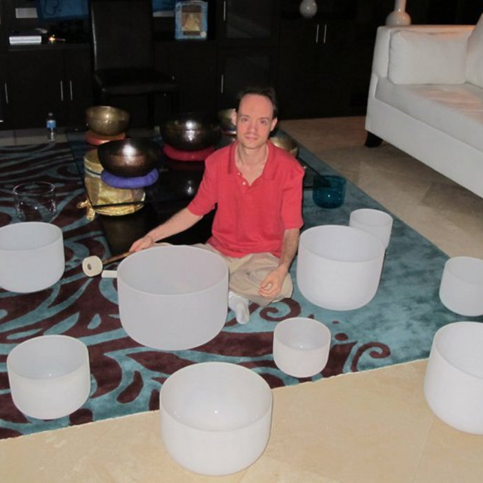 Crystal Singing Bowls C, E, G, C Amethyst Alchemy, 528 Hz Solfeggio Jedi Shaman (Jed Shlackman)