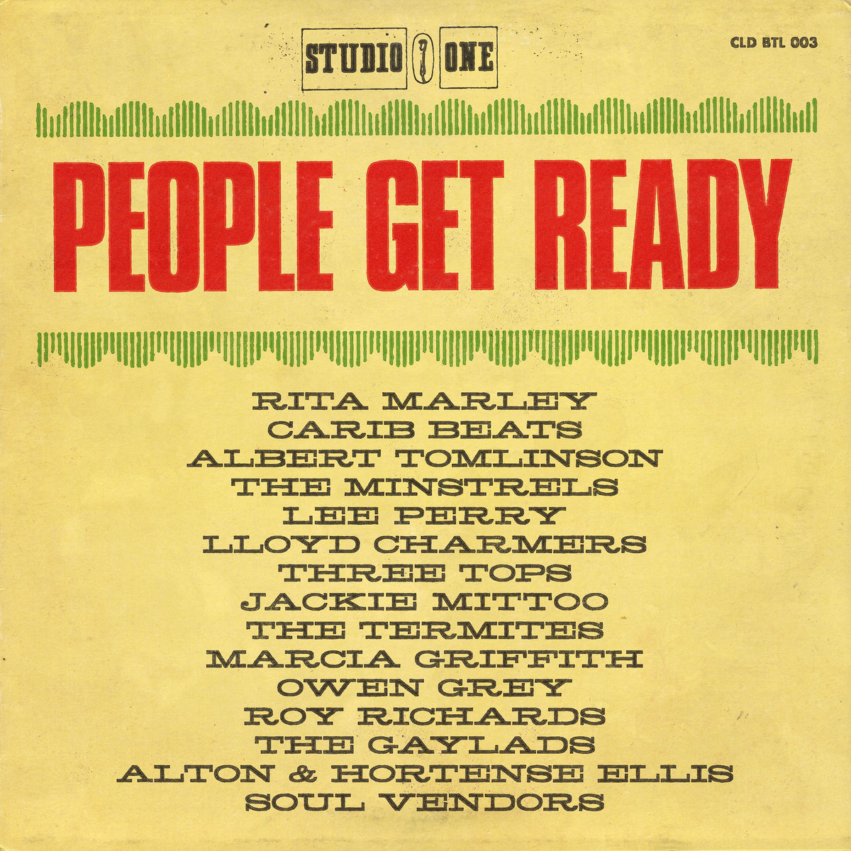 STUDIO 1 / GET READY ROCKSTEADY V.A. LP COXSONE Various Artists - Soul Jazz Records presents STUDIO ONE
