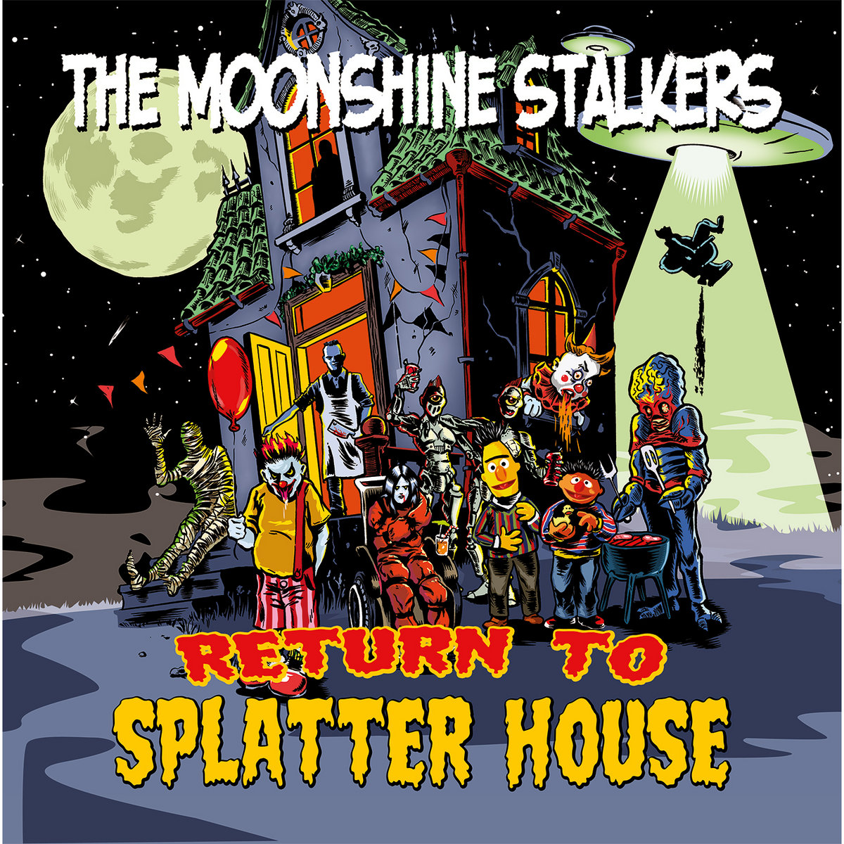 Moonshine Stalkers レコード サイコビリー ロカビリー SPLATTER HOUSE / MOONSHINE STALKERS