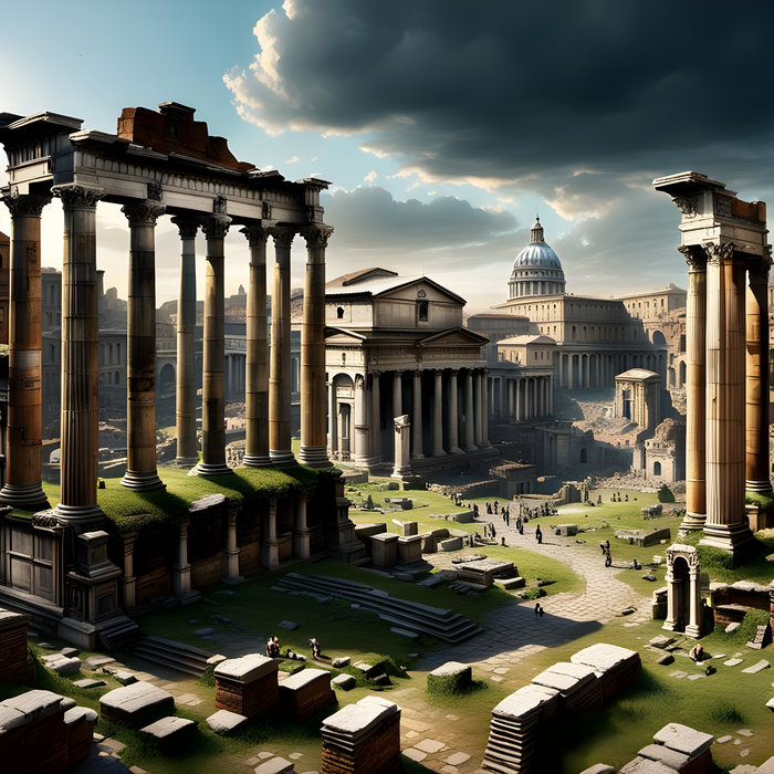 Vox Rome Rome - Vox Fori Romani (Epic AI Music) | Guillaume Fournier