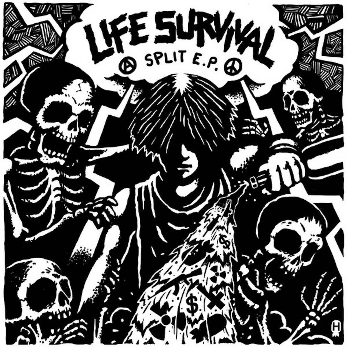 INSTINCT OF SURVIVAL / LIFE - LIFE SURVIVAL SPLIT E.P. (7