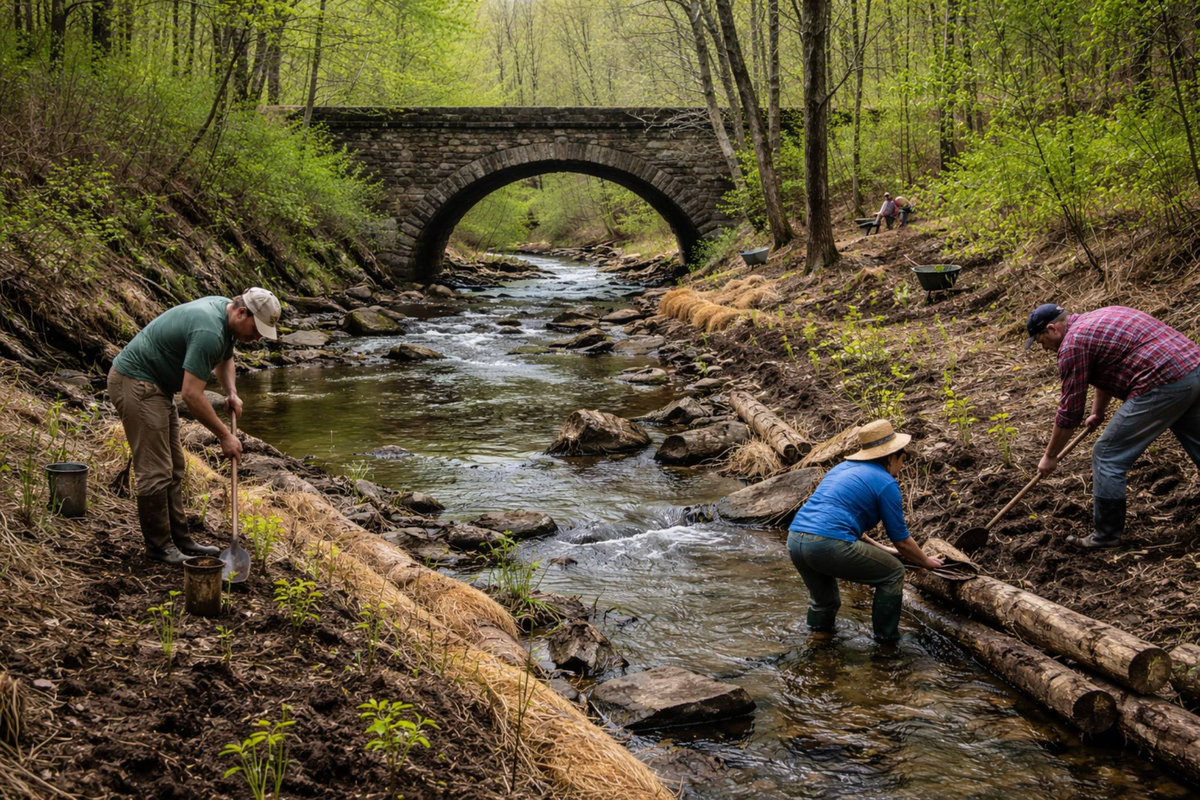 Rewilding the Nashwannuck Brook | Adam R Sweet