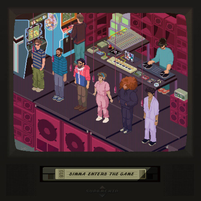 SUPERCHIP // Simma - Simma Enters The Game album artwork