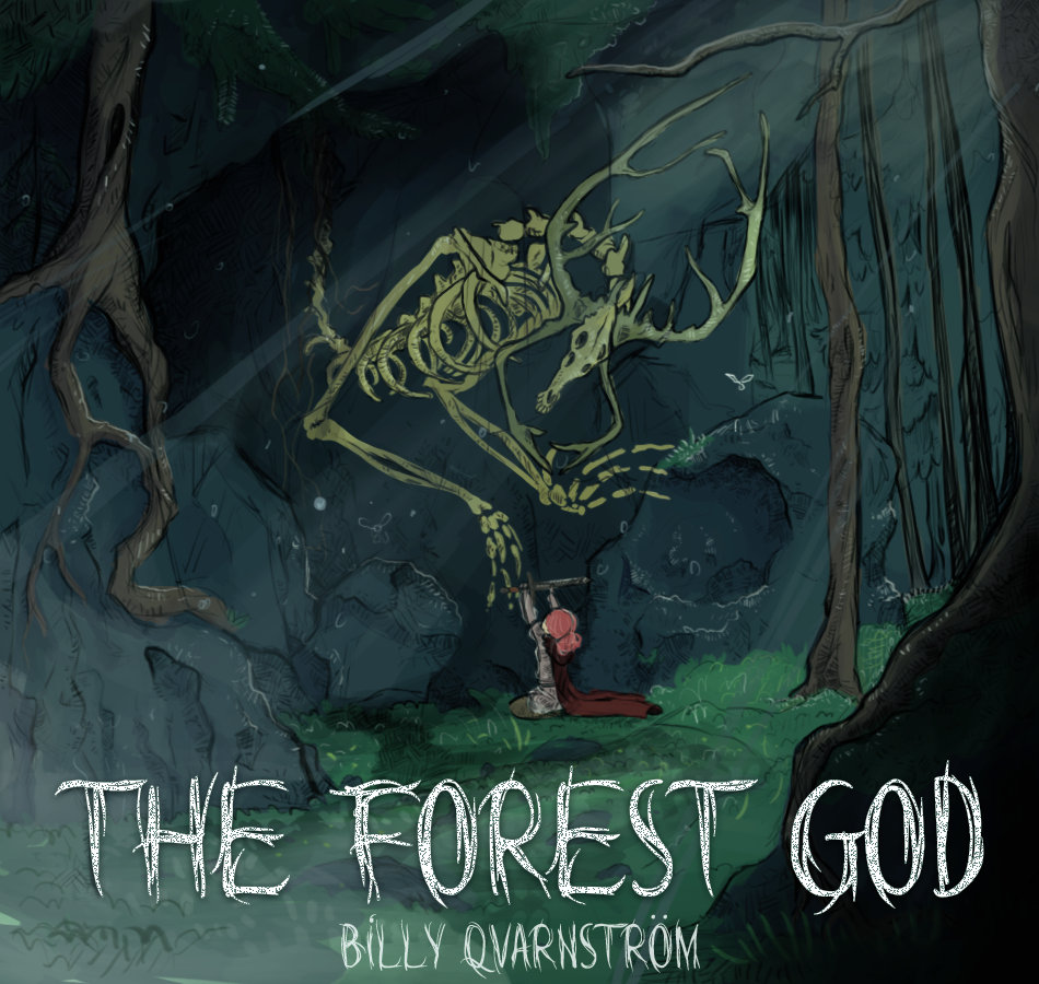 絵画 NAZE - He is the god of the forest The Forest God | Billy Qvarnström