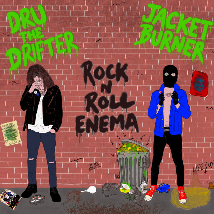 Pochette de Rock n' Roll Enema par Low Ambition Records