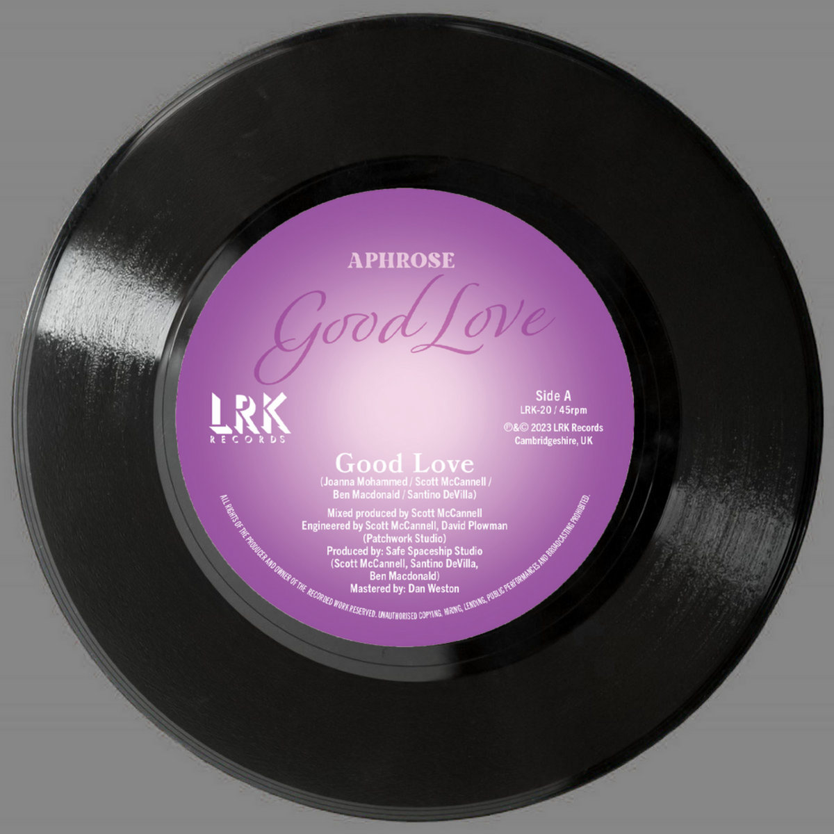 7” APHROSE - good love / Ya Ya Aphrose – Good Love / Ya Ya – Vinyl (7