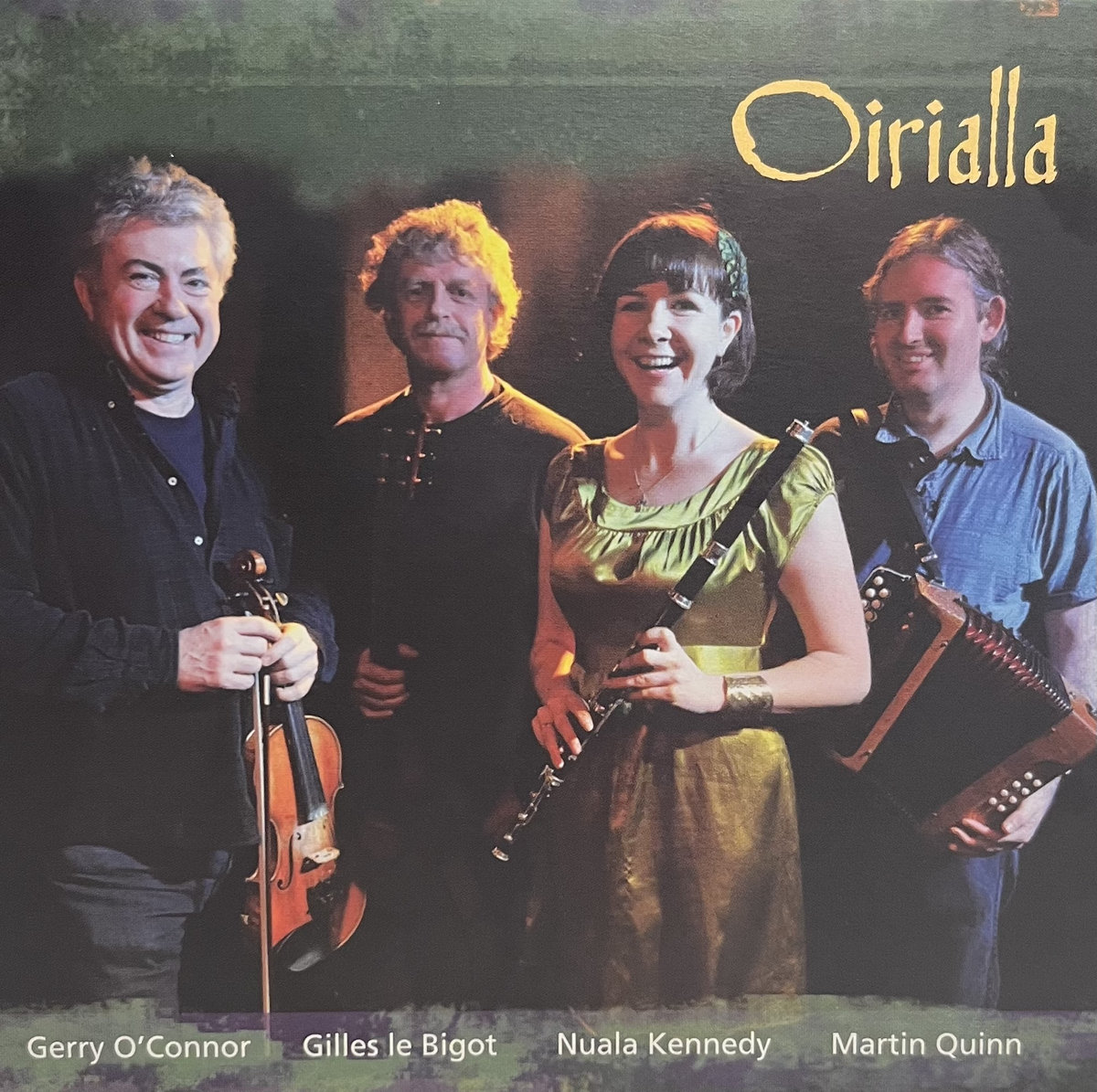 Oirialla - Gerry O'Connor, Nuala Kennedy, Martin Quinn & Gilles Le Bigot cover