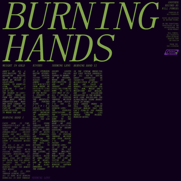 Burning Hands Will Powers
