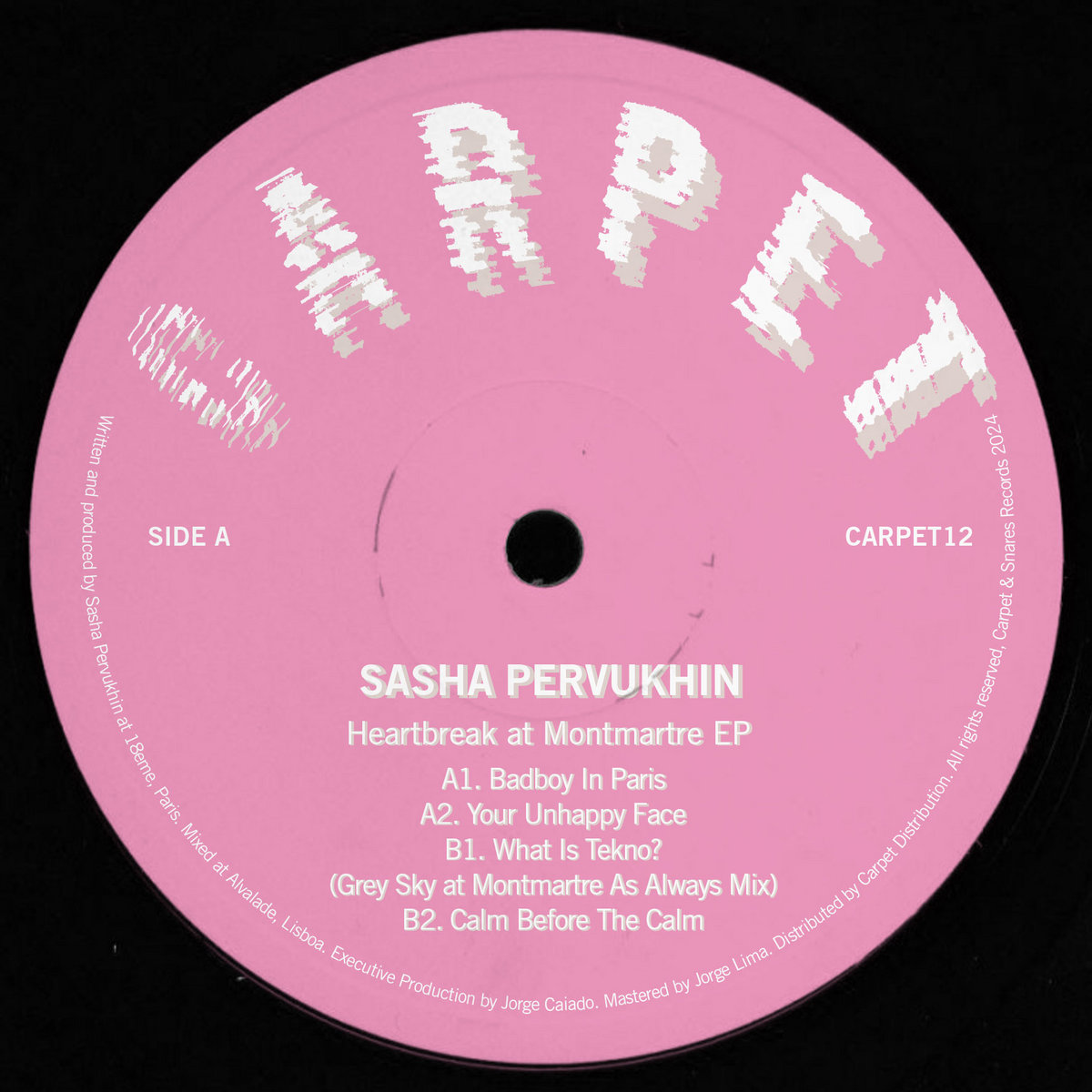 Heartbreak at Montmartre EP [CARPET12] | Sasha Pervukhin | Carpet