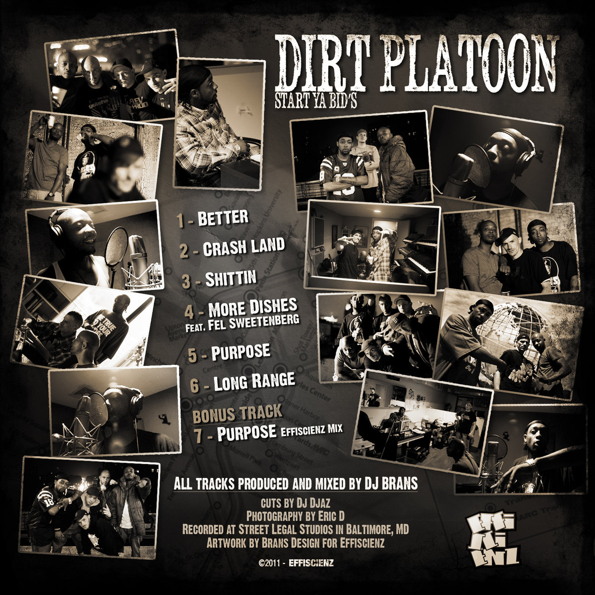 洋楽 Dirt Platoon / Start Ya Bid's (DJ BRANS) Dirt Platoon 